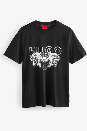 HUGO BOSS Dog Graphic 100% Cotton T-ShirtSmall