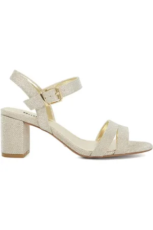 Dune Wide Fit Merisa 2 Part Block Heel Sandalseu41