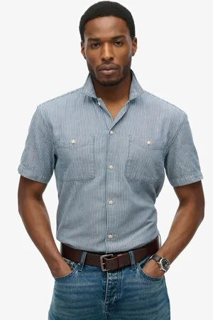 Superdry 100% Cotton Merchant Work SkjorterStor