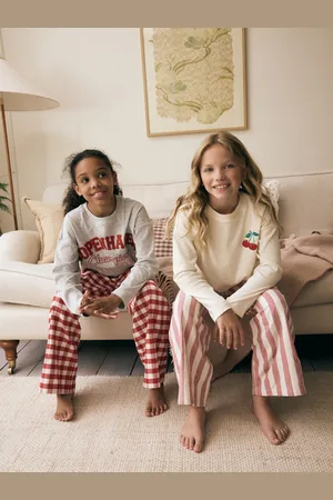 Next 100% Cotton Woven Stripe Pyjamas 2 Pack (3-16yrs)13 år (158cm)