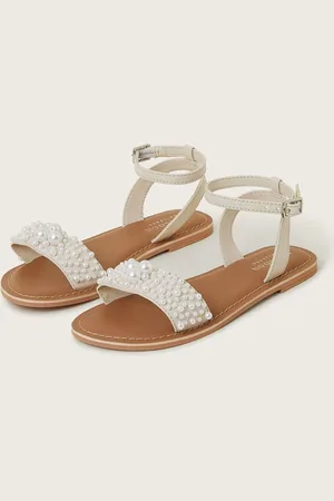 Monsoon Pearl Bead Strappy Sandalsuk11eu29