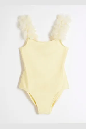 River Island Girls 3D Flower Swimsuit134140cm