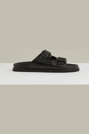 Reiss Philip Leather Double-Strap Sandalsuk8eu42
