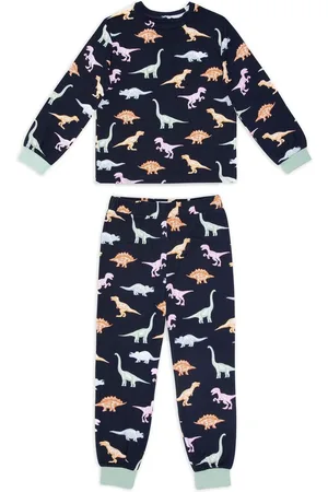 Chelsea Peers Kids Dinosaur Print Long Pyjamas Set146152cm