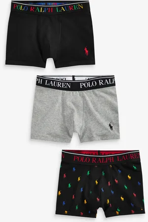 Ralph Lauren Boys Bomuld Stræk Logo Boxers 3 PakkeS