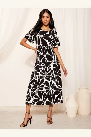 Friends Like These ITY Flutter Short Sleeve Midi Dress