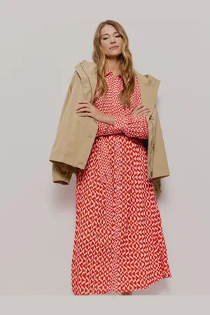 Smith & Soul Printed Plisse Dressmedium