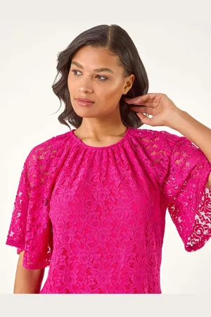 Roman Lace Angel Sleeve Blouse38
