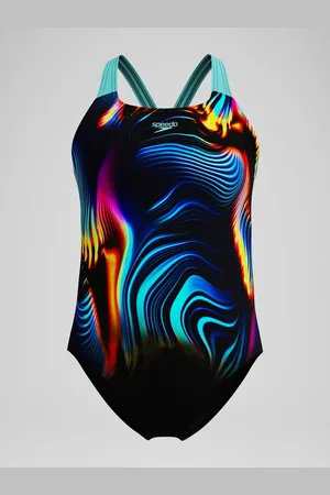 Speedo Digital Placement Powerback Swimsuit110116cm