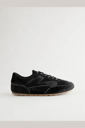 Next Premium Leather Slim Lace-Up Trainers