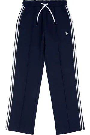 U.S. Polo Assn. U. S. Polo Assn. Womens Stripe Trim Flare JoggersX-Small