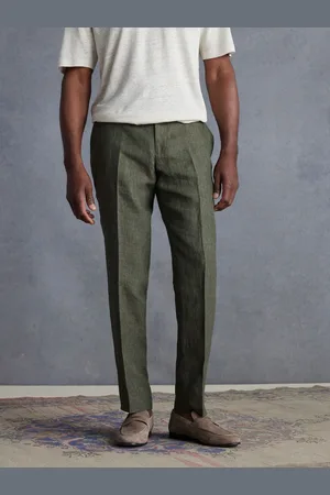 Next Slim Fit Signature Leomaster 100% Hør Habitbukser30W x 33L (UK 30 L)