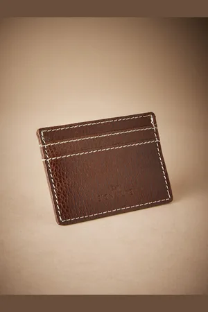 Next Signature Contrast Stitch Leather Card Holderonesize