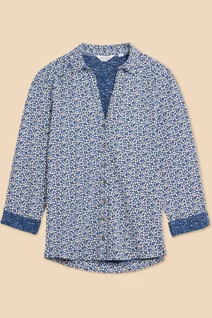 White Stuff 100% Bomuld Annie Jersey Skjorter44