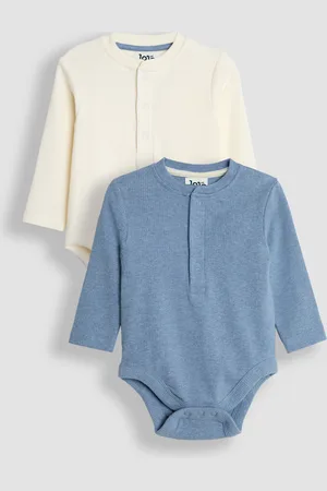 JoJo Maman Bébé Ribbed Bodies 2 Pack12 - 18 måneder (80 - 86cm)