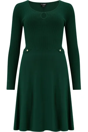 Pour Moi Helen Knit Skater Nederdel Kjole med LENZING ECOVERO Viscose44