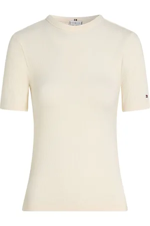 Tommy Hilfiger Ribbed Crew Neck T-ShirtXS