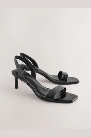 Next Forever Comfort Square Toe Simple Slingback Sandals