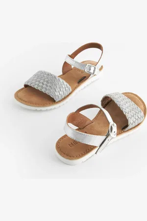 Next Lædervævede sandaler