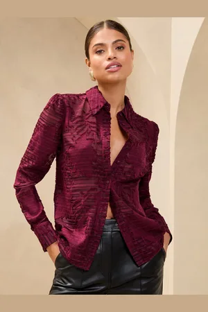 Lipsy London Burnout Knapper Shirt46