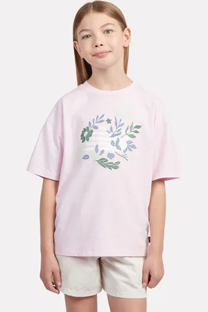 New Balance Kids Floral Graphic 100% Cotton T-Shirt7 - 8 år (122 - 128cm)