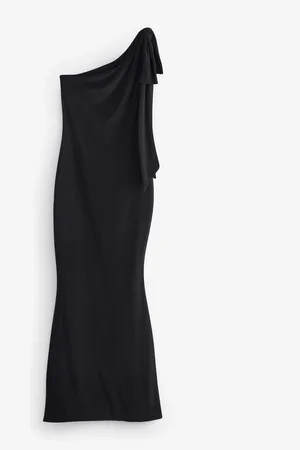 Club L Donata Asymmetric Maxi Dress With Bow Strap36