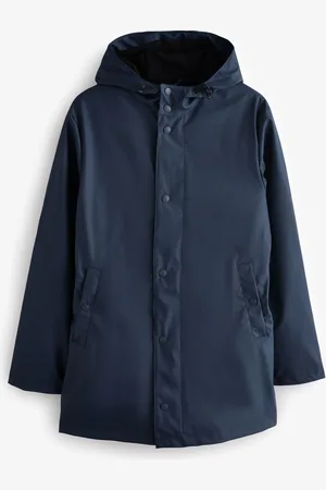 Threadbare Mikrofleece foret Longline Med hætte regnfrakkeStor