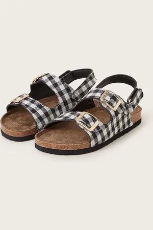 Monsoon Gillian Gingham Buckle Sandalsuk9eu265