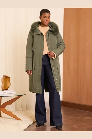 Love & Roses Shower Resistant Longline Padded Parka Coat44