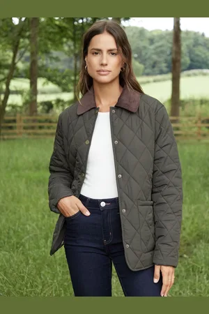 Threadbare Co-ord Collar Diamond Quilted Jacket40