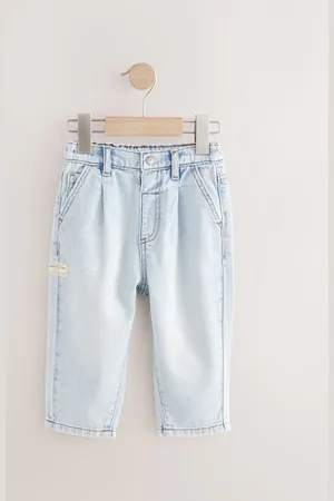 Next 100% Bomuld plisserede jeans foran (3mdr.-7år)116122cm