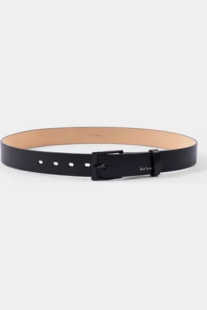 Paul Smith Logo Stripe Detail Black Belt32r