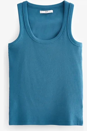 Next Premium Ribbed Scoop Tank Vest Sleeveless Top40