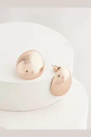 Next Chunky Dome Stud Earrings Made With Recycled ZincEn