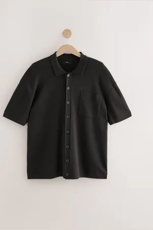 Next Relaxed Fit Premium Kortærmet Strikket SkjorterX-Large