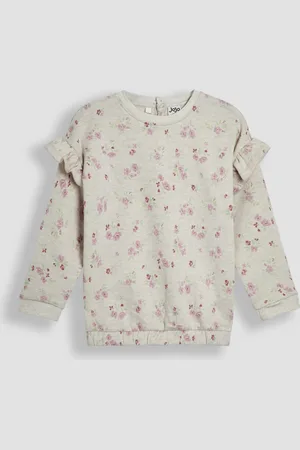 JoJo Maman Bébé Frill Shoulder Sweatshirt116122cm