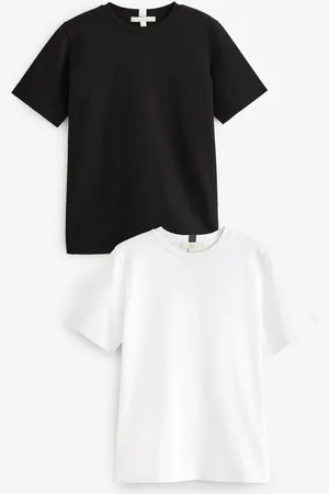 Next Kortærmet 100% Bomuld Heavyweight T-shirt 2 Pakke36