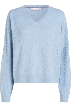 Tommy Hilfiger Curve Mini Cable V-Neck Jumper46