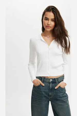 Cotton On Preppy Button Through Polo ShirtSmall