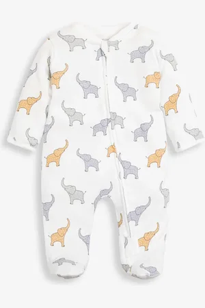 JoJo Maman Bébé Print Zip Cotton Baby Sleepsuit9 - 12 måneder (74 - 80cm)