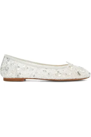Dune Hannie Embellished Mesh Ballet Flade sko Sko