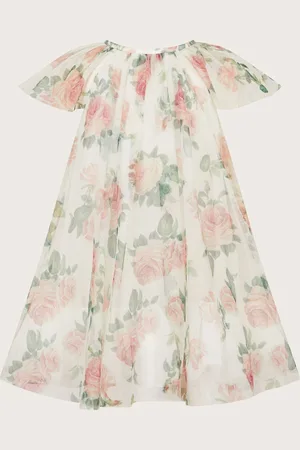 Monsoon Baby Floral Print Swing Dress1.5 - 2 år (86 - 92cm)