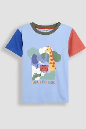 JoJo Maman Bébé 100% Cotton Printed T-Shirt8692cm