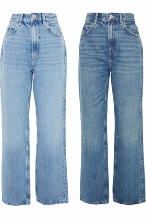 Threadbare Wide Lige bukseben Jeans 2 Pakke42