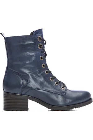Moda In Pelle Bezzie Lace-Up Leather Ankle Boots