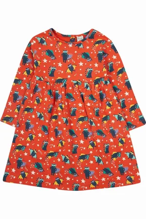 Frugi Boys Orange All-Over Print Halloween Sweatshirt9 - 10 år (134 - 140cm)