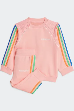 adidas 3 Stripe Crew Tracksuit6 - 9 måneder (68 - 74cm)