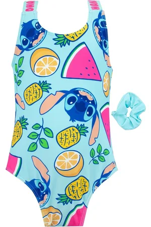 Character Blue Disney Lilo and Stitch Swimsuit and Scrunchie Set11 - 12 år (146 - 152cm)