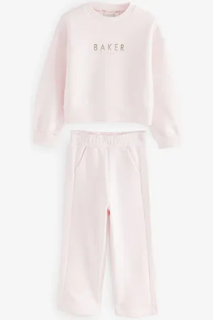 Ted Baker Wide Leg Sweatshirt and Joggers Set116122cm