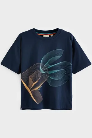 Paul Smith Drenge Oversized Kortærmet Iconic Tryk 100% Bomuld T-shirt7 - 8 år (122 - 128cm)